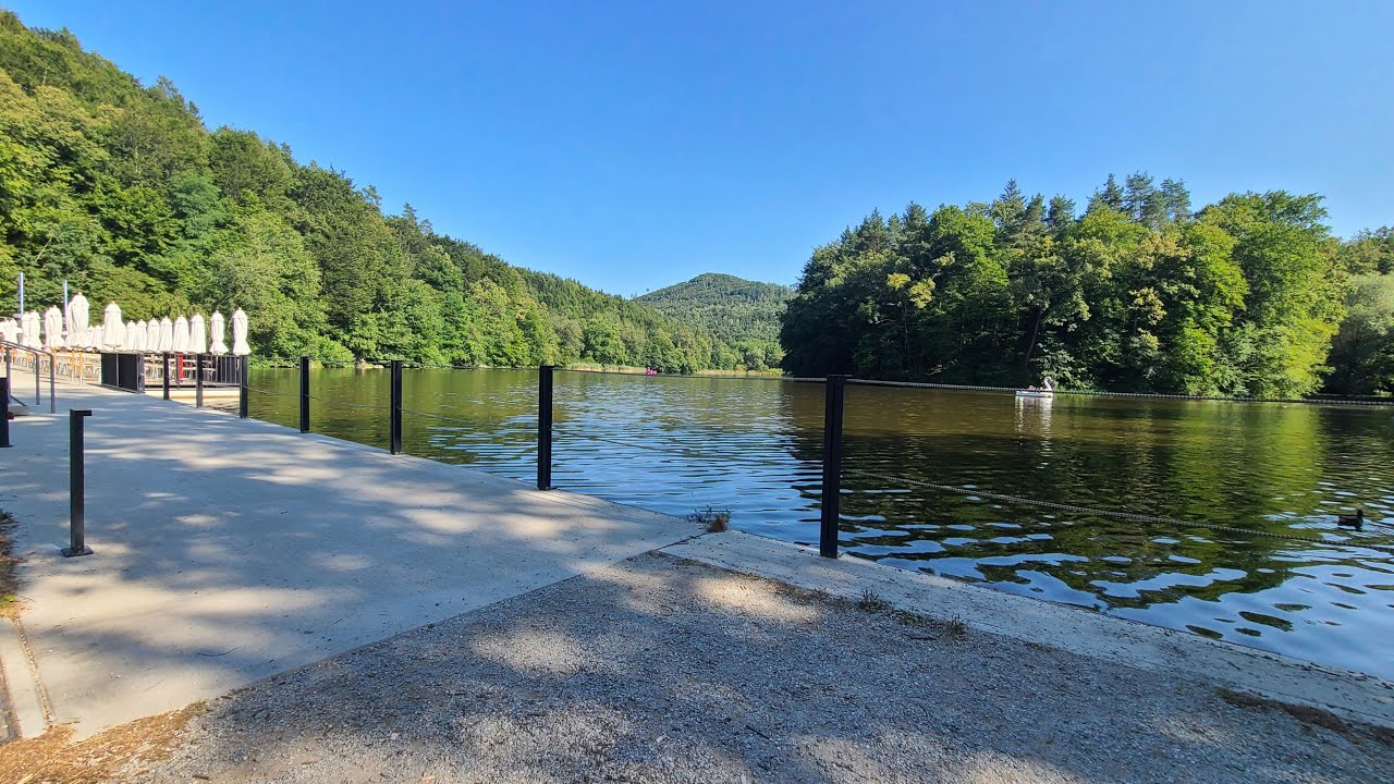 Summer bike trip to Graz Country-side's Thaler See Lake - Austria