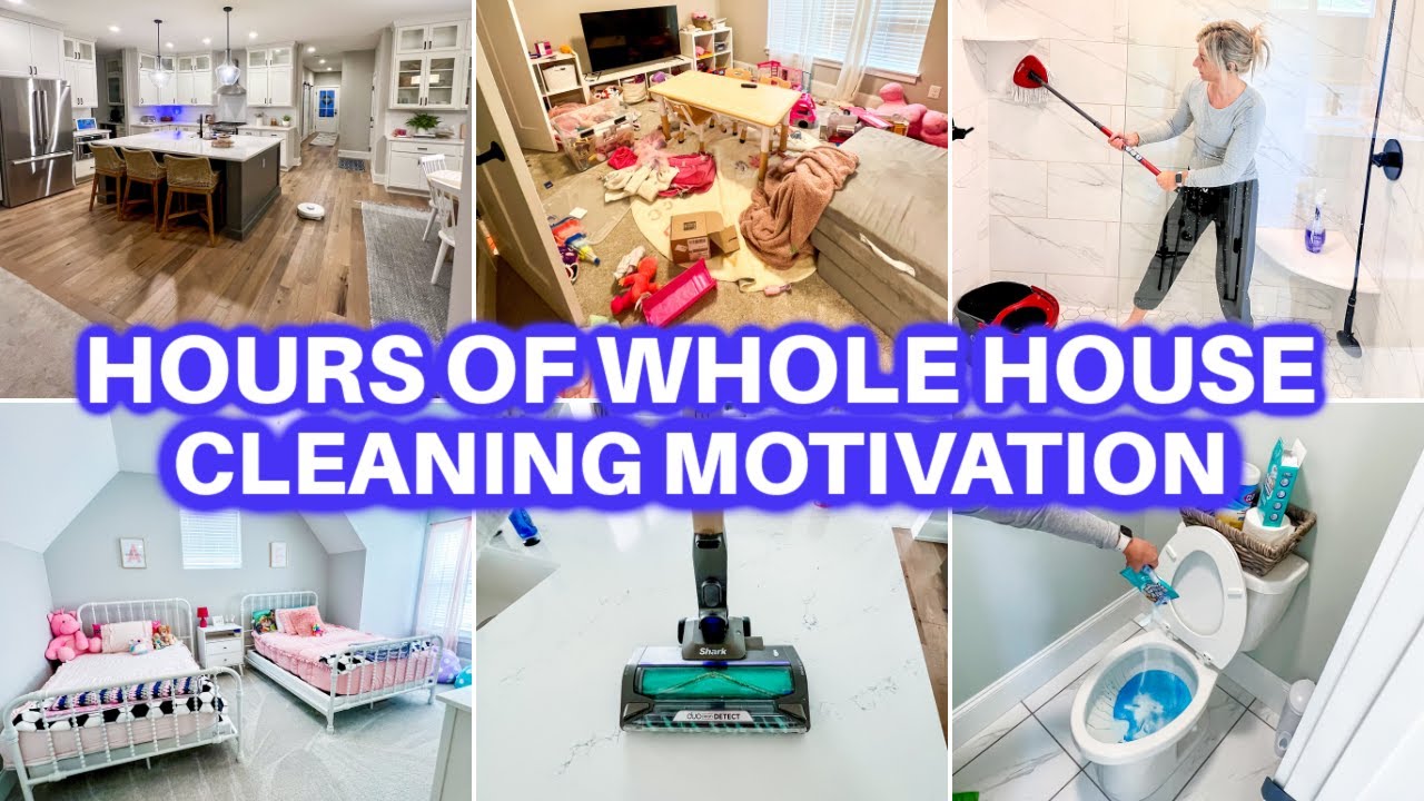 HOURS OF WHOLE HOUSE DEEP CLEANING | CLEAN WITH ME | CLEANING MOTIVATION |  JAMIE’S JOURNEY