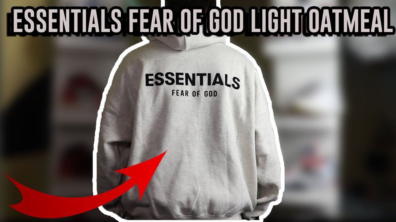 IS THE FEAR OF GOD ESSENTIALS LIGHT OATMEAL HOODIE WORTH IT?! ON BODY!