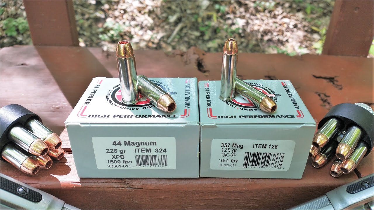 💣Современные Магнумы!💣 .357 Mag против .44 Mag — баллистический тест Underwood Barnes XPB и TAC-XP