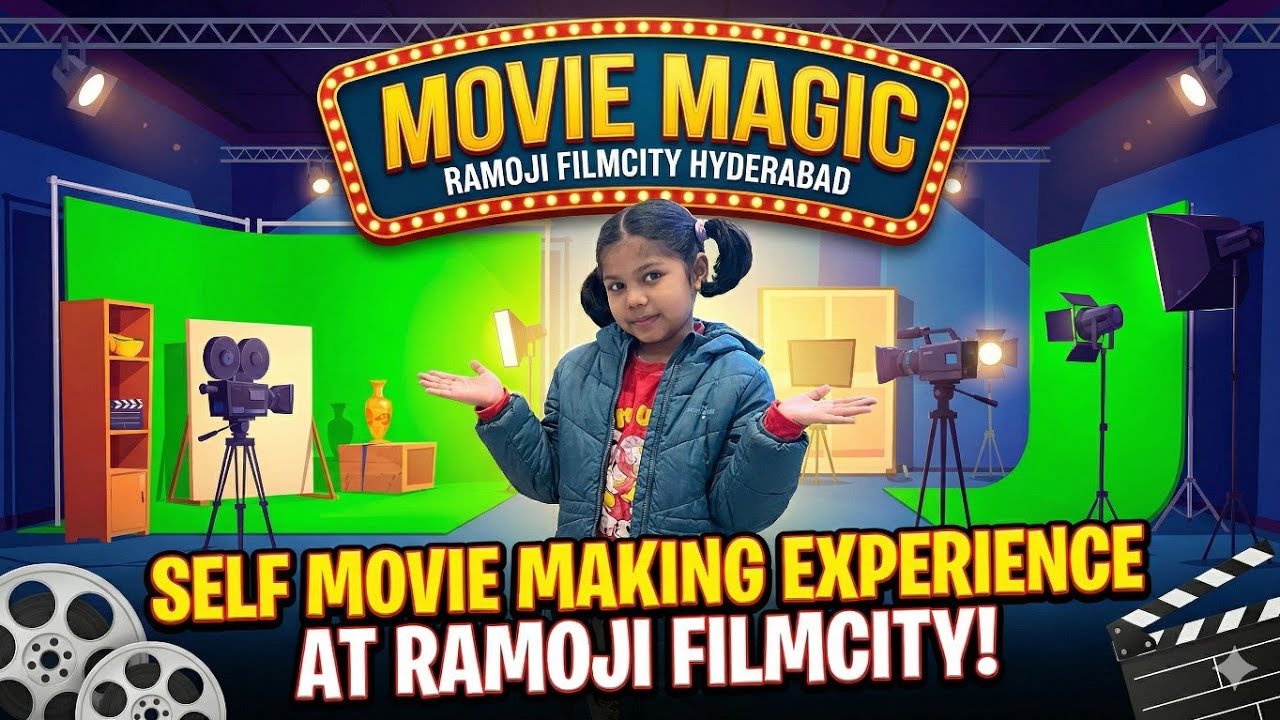 SELF MOVIE MAKING EXPERIENCE AT MOVIE MAGIC RAMOJI FILMCITY HYDERABAD #ramojifilmcity #moviemagic 
