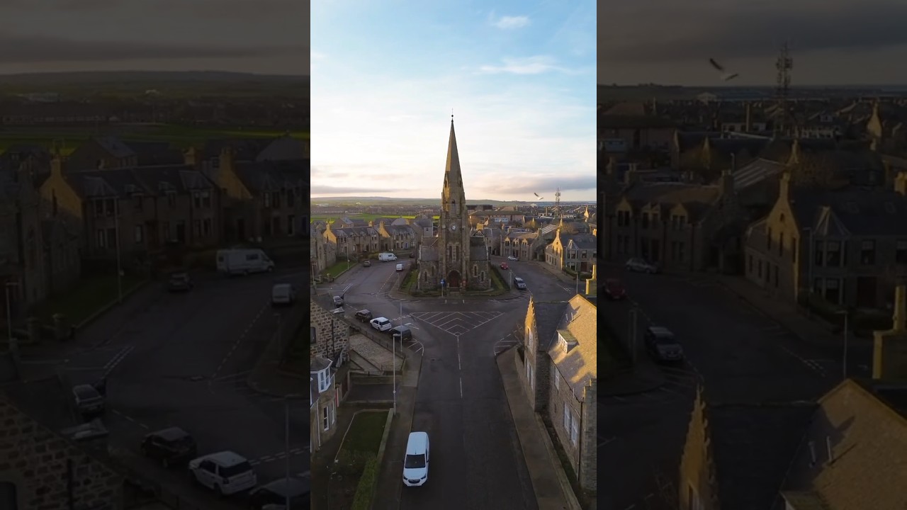 DJI Mini 3 | Fraserburgh West Parish Church | Digital Story 🏴󠁧󠁢󠁳󠁣󠁴󠁿 
