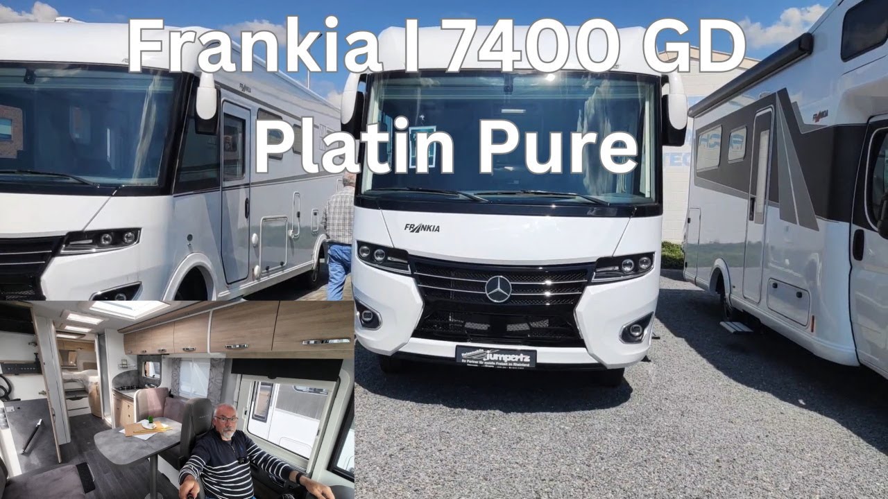 Frankia I 7400 GD Platin PURE VOLLINTEGRIERTES WOHNMOBIL 2024 - Mercedes Basis!