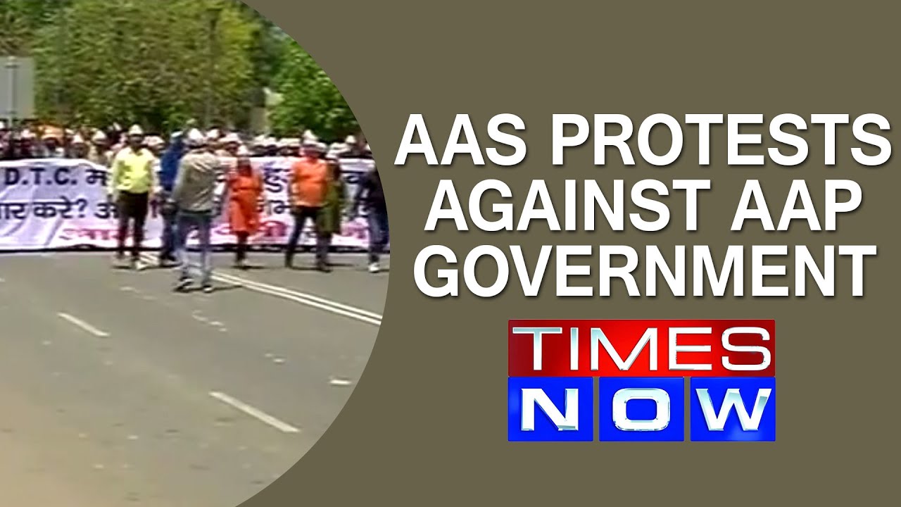 AAS protests against AAP Government