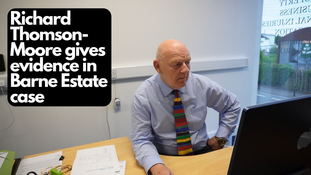 Richard Thomson-Moore gives evidence in Barne Estate/John Magnier case