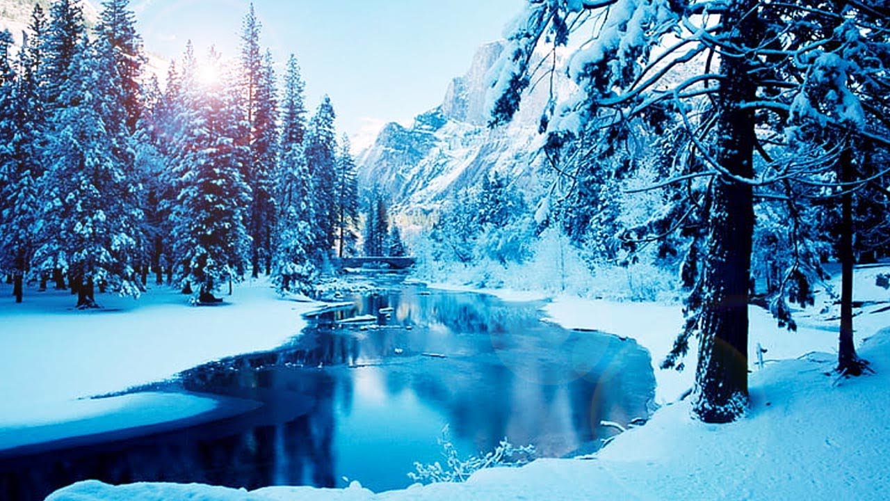 Musique relaxante, zen, douce, calme, vidéo aérienne, montagne en hiver, paysages magnifiques