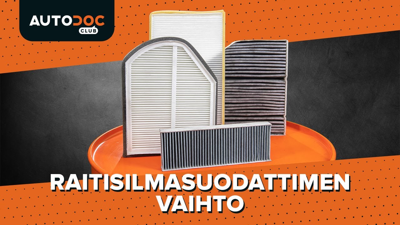 Kuinka vaihtaa raitisilmasuodatin autoon [AUTODOC-OHJEVIDEO]