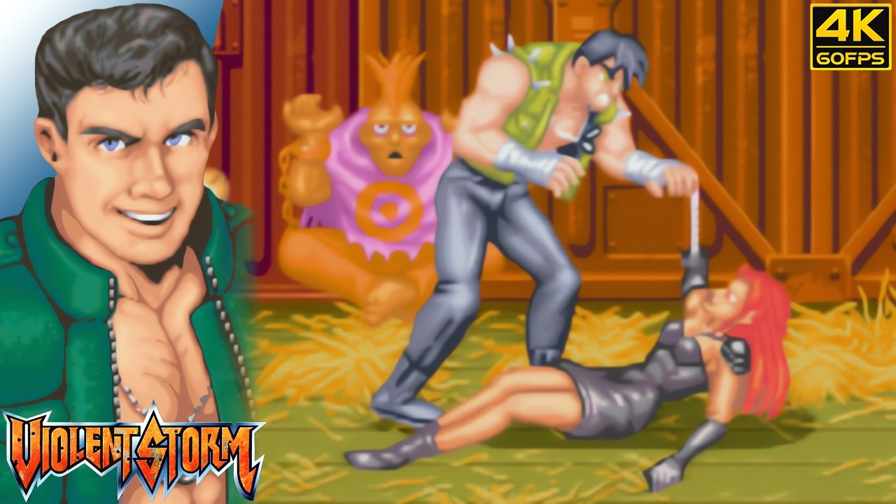 Violent Storm - Kyle (Arcade / 1993) 4K 60FPS