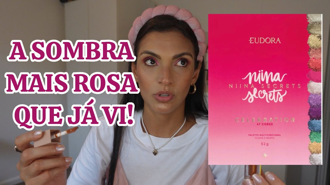 Make Rosa Poderosa com a Paleta Niina Secrets!