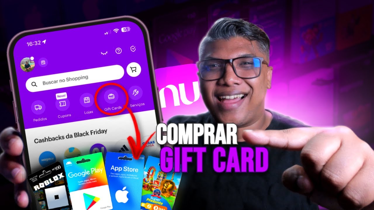 Como Comprar Gift Cards no Nubank (Android e iOS) Sem Sair de Casa!