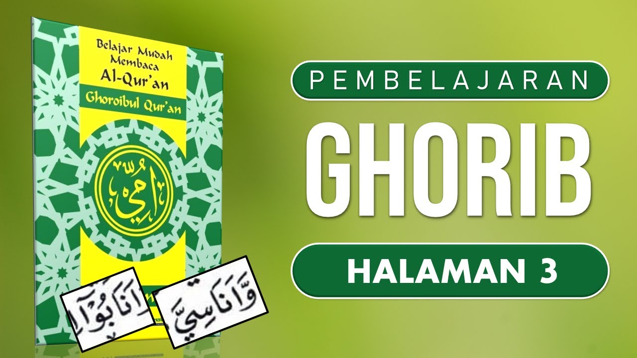 Metode Ummi Jilid Ghorib Halaman 3 