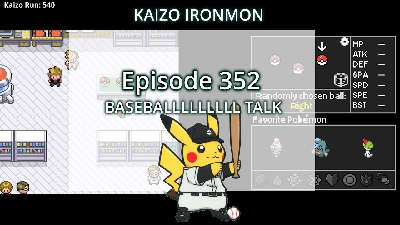 Back2TheLab? - Ep 352 - Kaizo and baseball talk - Kaizo Ironmon