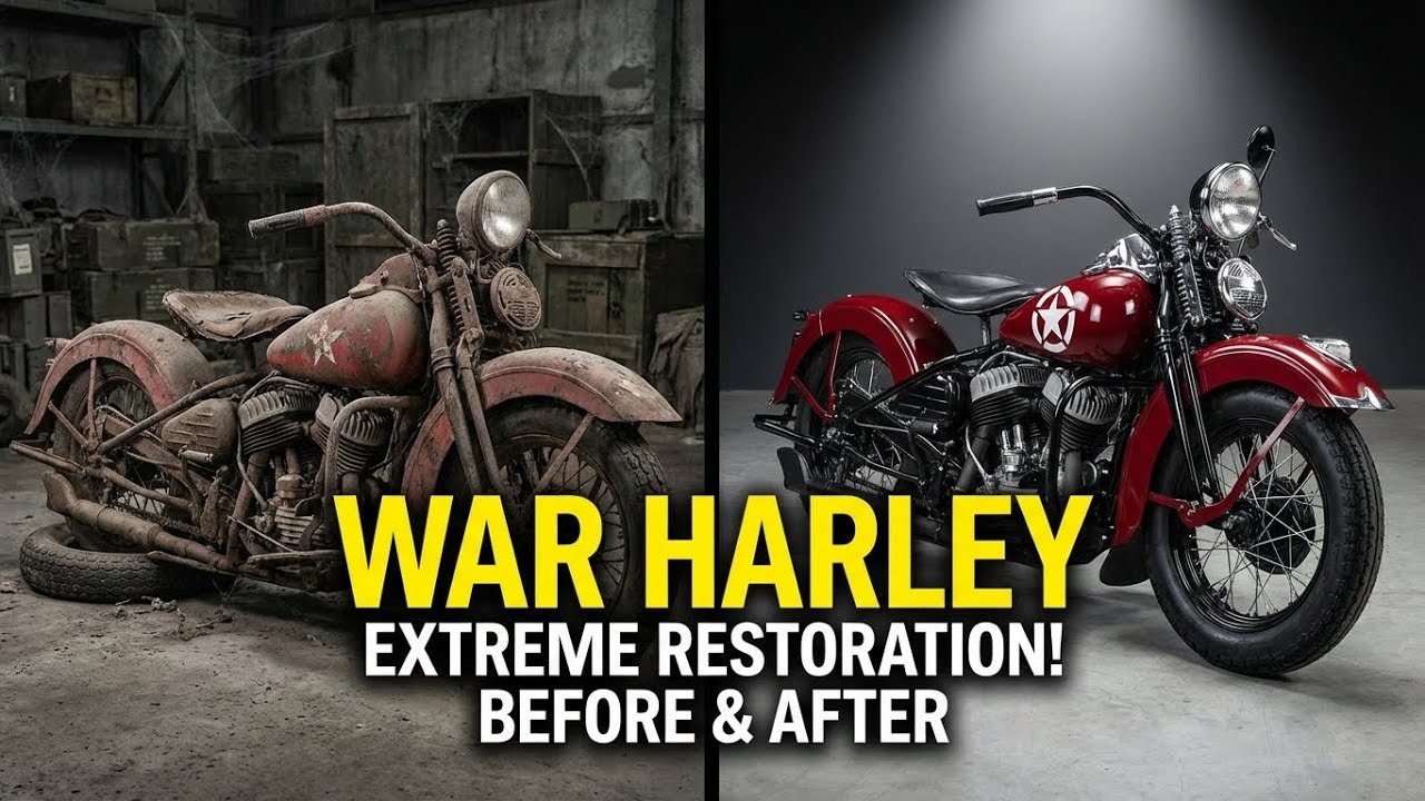 Restoring a WWII Harley-Davidson WLA — The Legendary War Motorcycle
