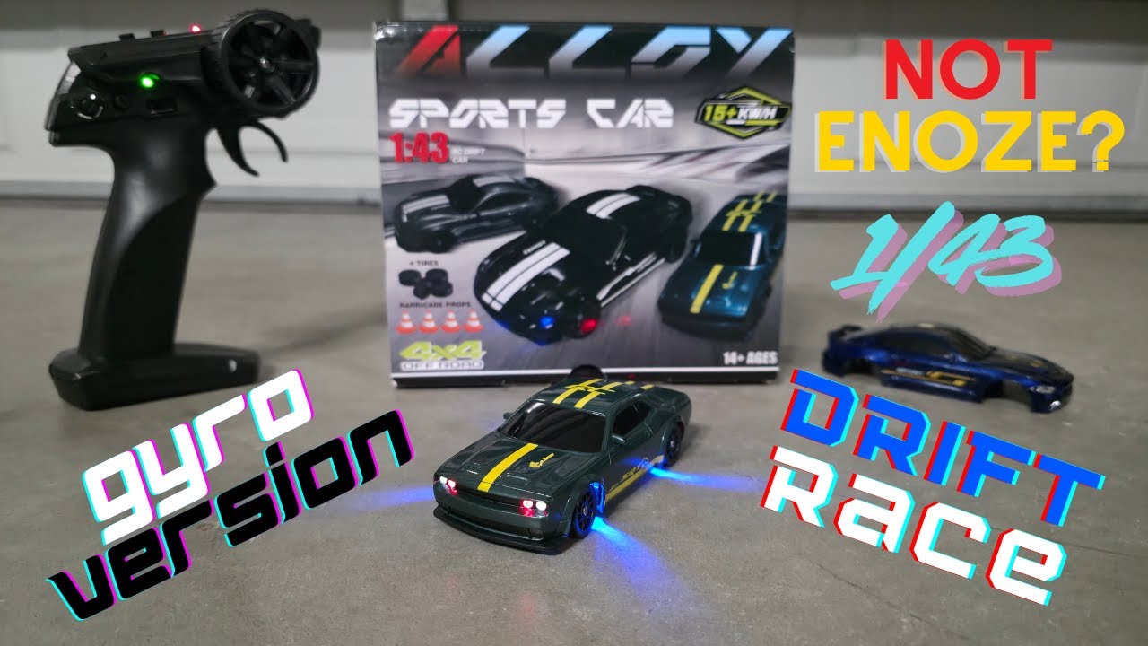 Not Enoze? New Gyro Version, What's Different? 1/43 RC Car Unbox, Test Drive, Pros, Cons...