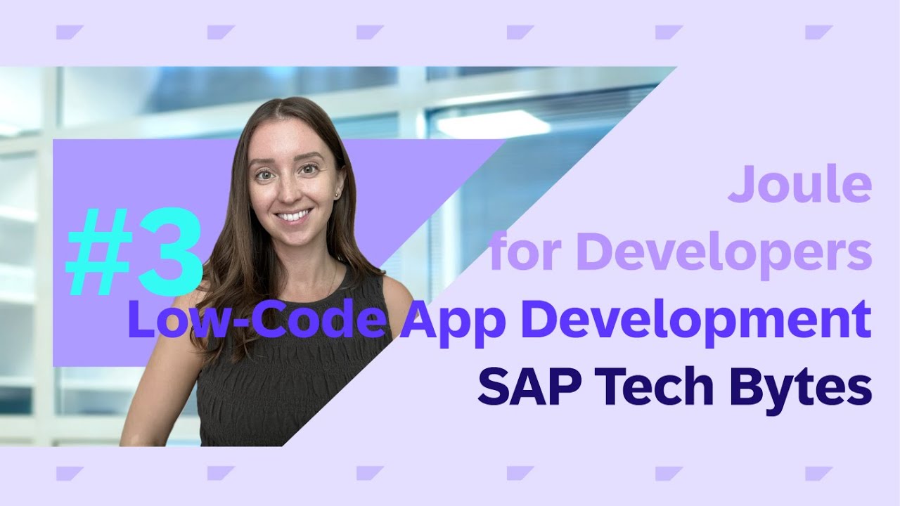 Low-code Development with SAP Joule for Developers