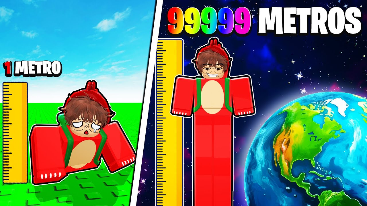 A CADA SEGUNDO MINHAS PERNAS CRESCEM NO ROBLOX