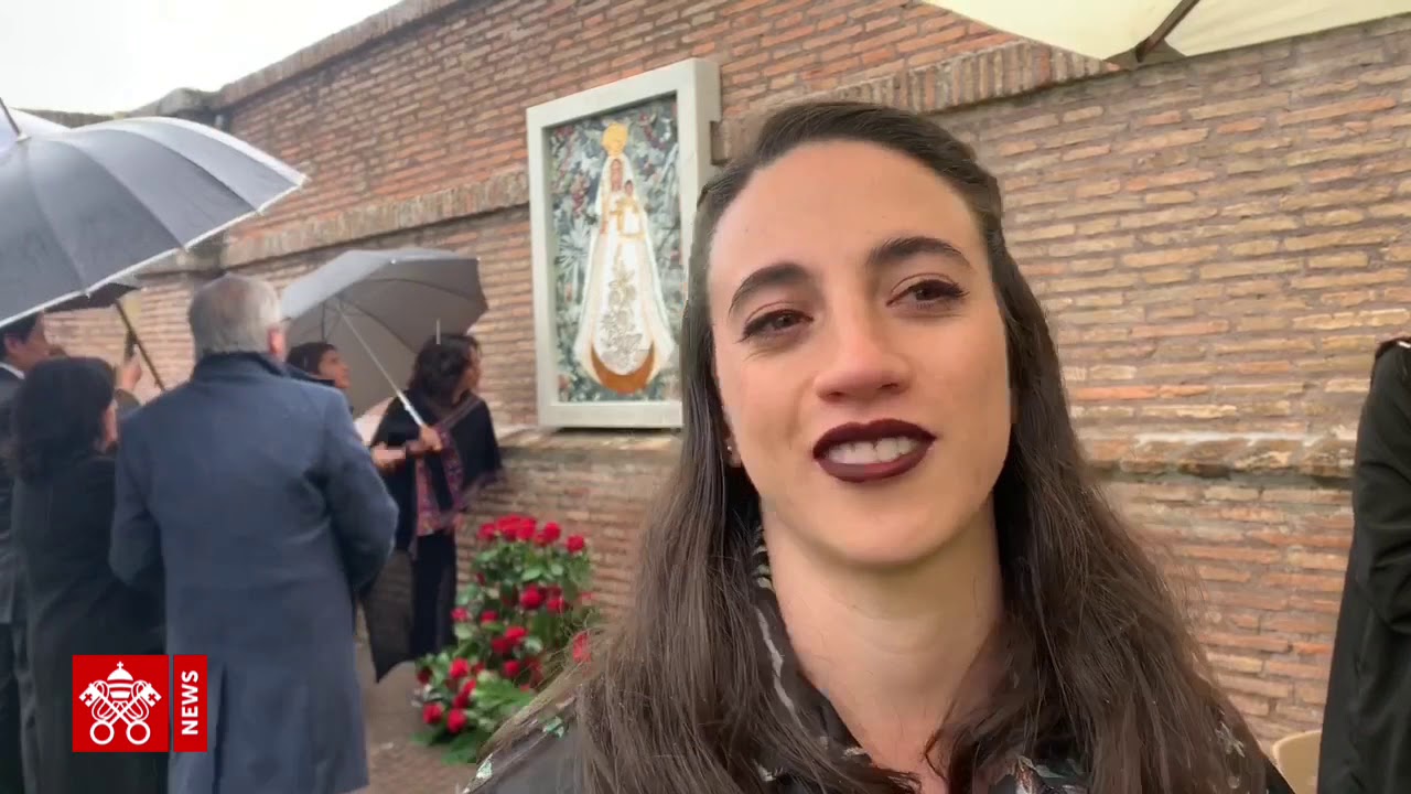 La Virgen de El Quinche en los Jardines Vaticanos  2019-05-17