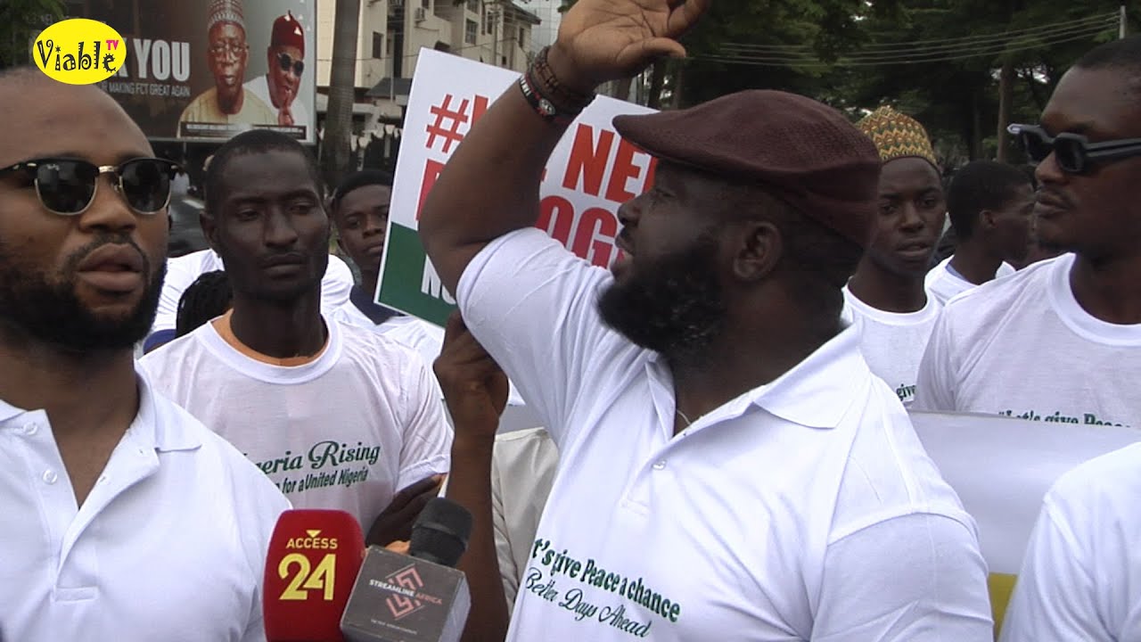 Watch What Happened As Say No To Protest Rallies Hit Abuja Streets