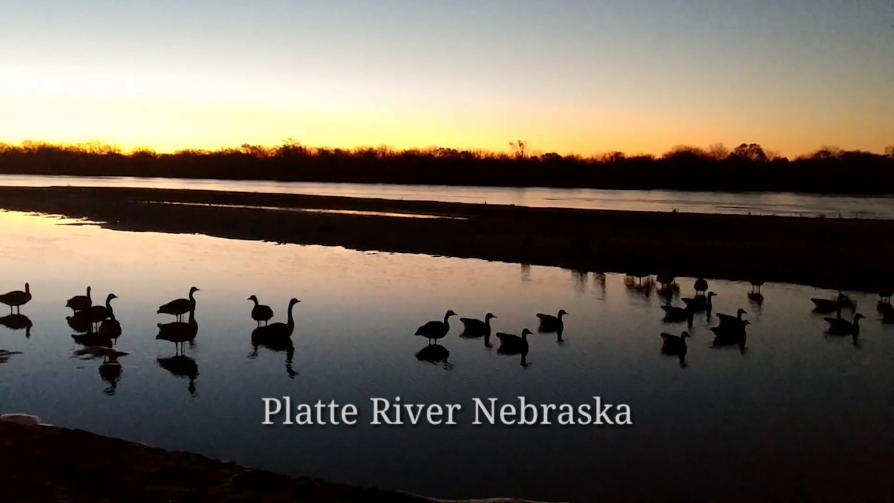 Platte River November Sunrise Nebraska