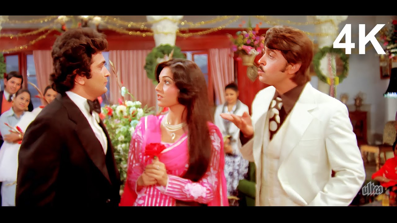 Tera Jalwa Tauba Hai Tera Jalwa | Aap Ke Deewane (1980) 4K Video Song | Kishore Kumar & Mohd.Rafi
