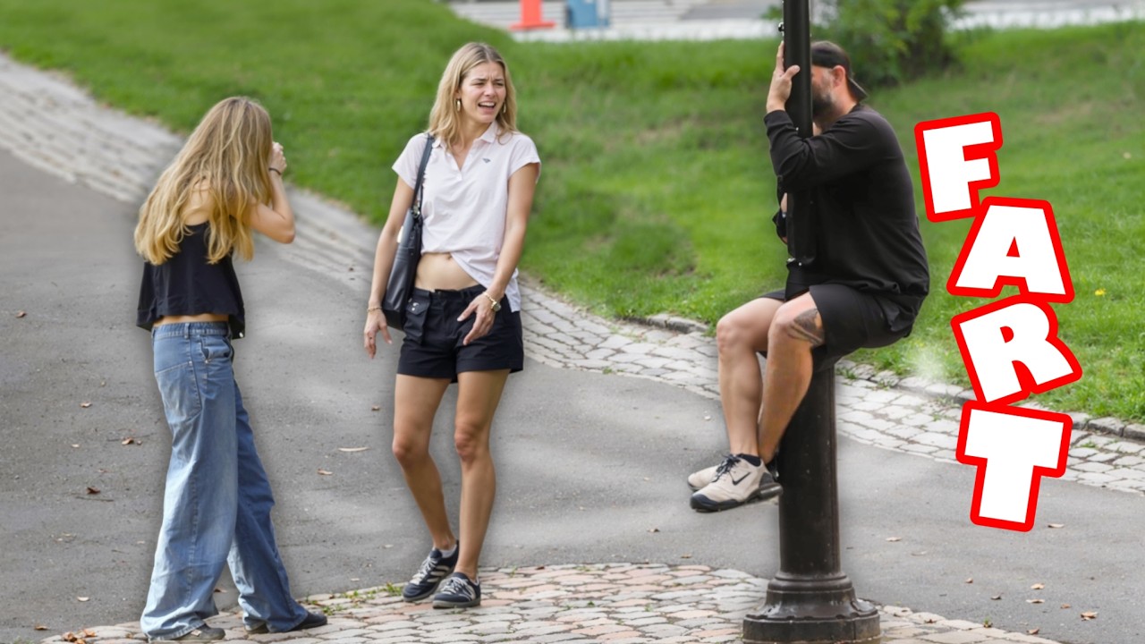 Funny FART Prank in Central Park! Do the SHART SHUFFLE!!