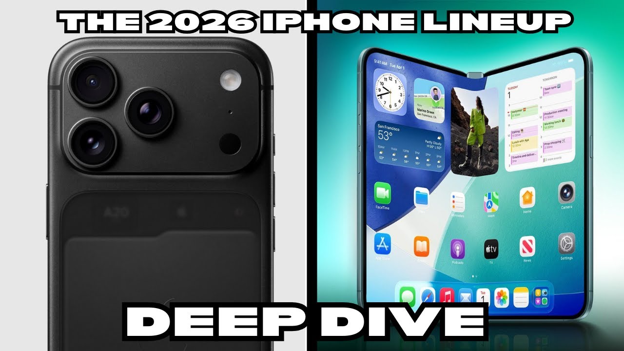 The 2026 iPhone Lineup: Deep Dive!