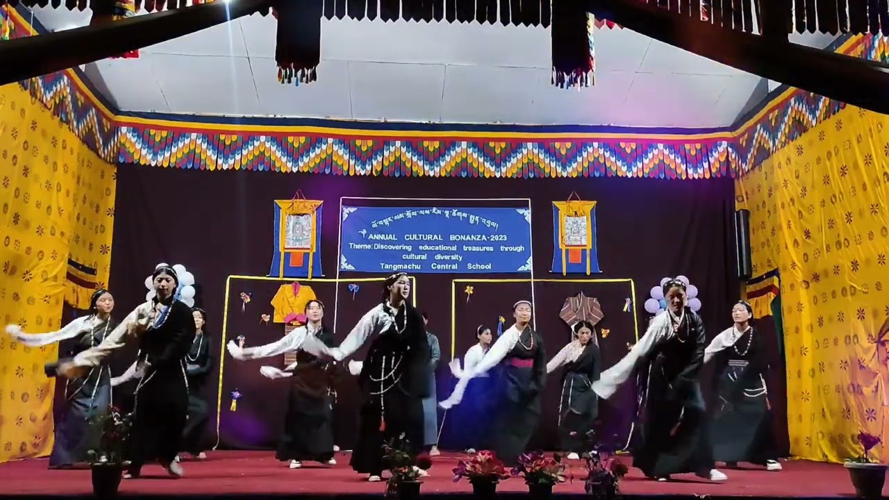Amah chi song | Tibetan dance | Annual variety show | Tangmachu Central School.