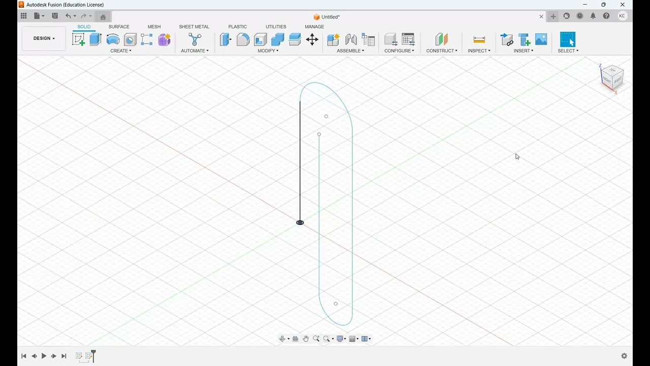 Fusion 360 - Paperclip using Sweep Tool