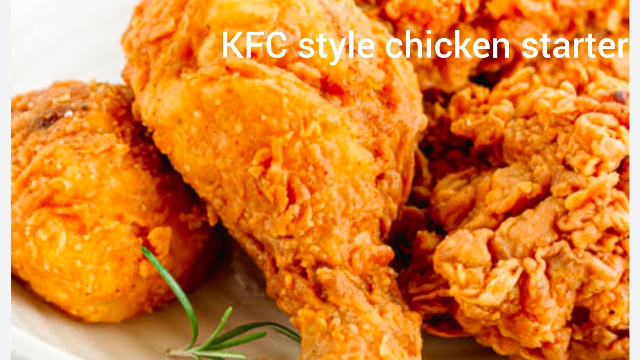 Ghar mein banae restaurant style KFC chicken by (kashfa'srecipe) simple and easy recipe 