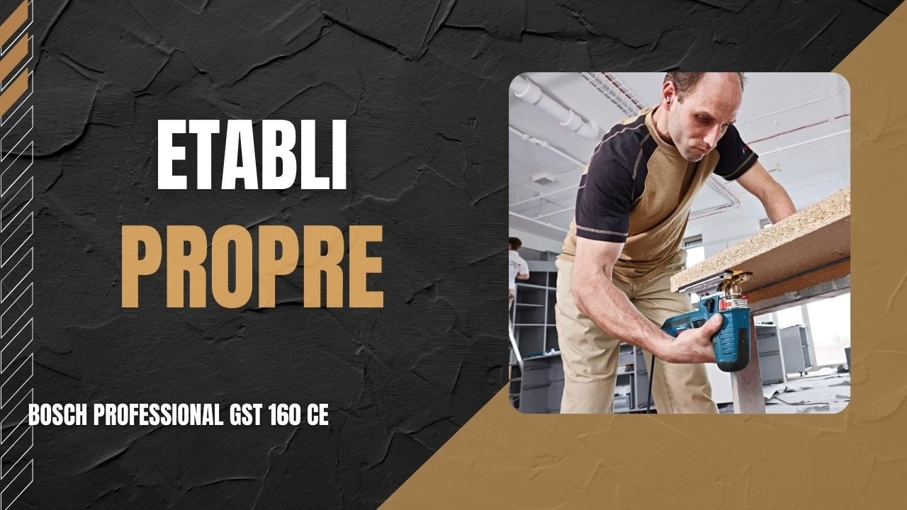 🥇 Bosch Professional GST 160 CE - La meilleure scie Sauteuse pour un établi propre en 2026