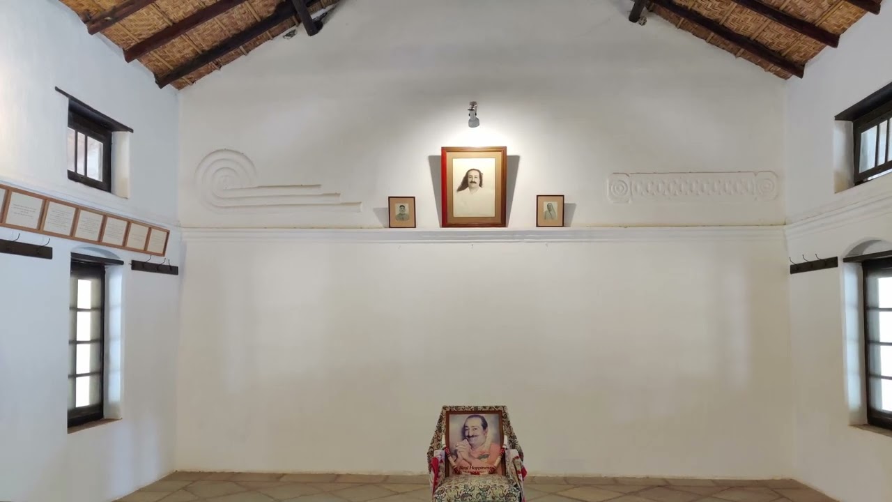Mandali Hall / Main Bungalow. A Virtual  Walking Tour of Lower Meherabad.