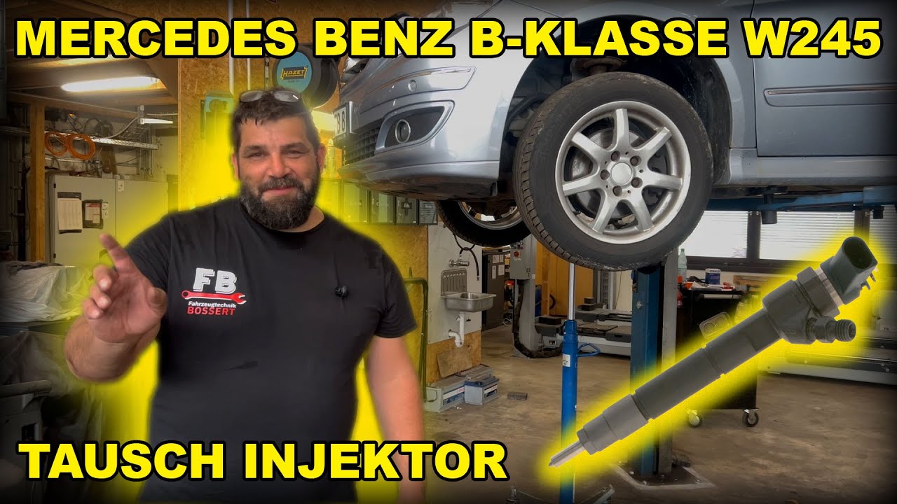 Mercedes Benz B-Klasse W245 180 CDI - Tausch Injektor Einspritzdüse Reparatur erklärt Einspritzung