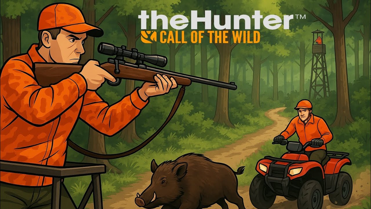 The hunter call of the wild : battue sur cuatro colinas ( feat ​⁠@leogameshowYTB et @Zarion_X)