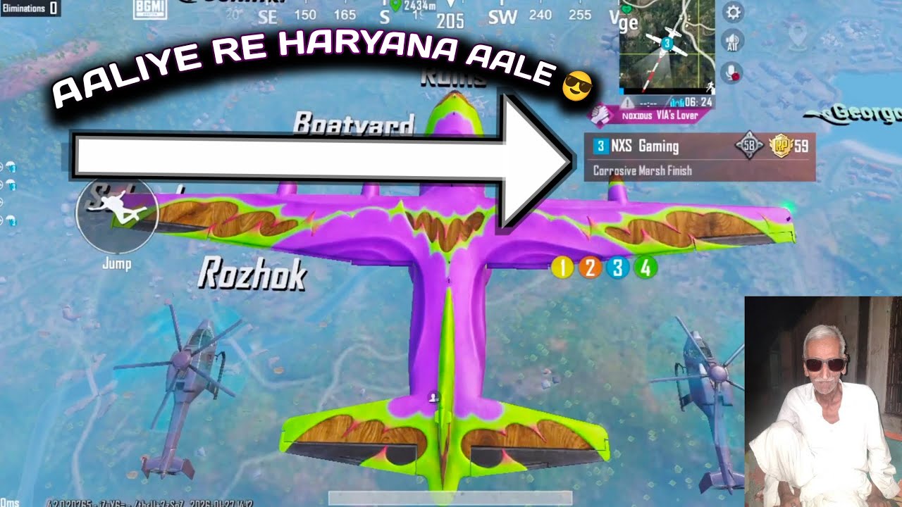 All Par Pochinki Bulaya 😱🔥 || Aaliye Haryana Aale 😎 || #bgmi #gameplay #funny #haryana 