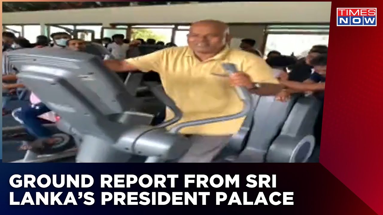 Sri Lanka Protestors Storm President&rsquo;s Palace In Colombo, Enjoy Luxuries Of Palace | Ground Report
