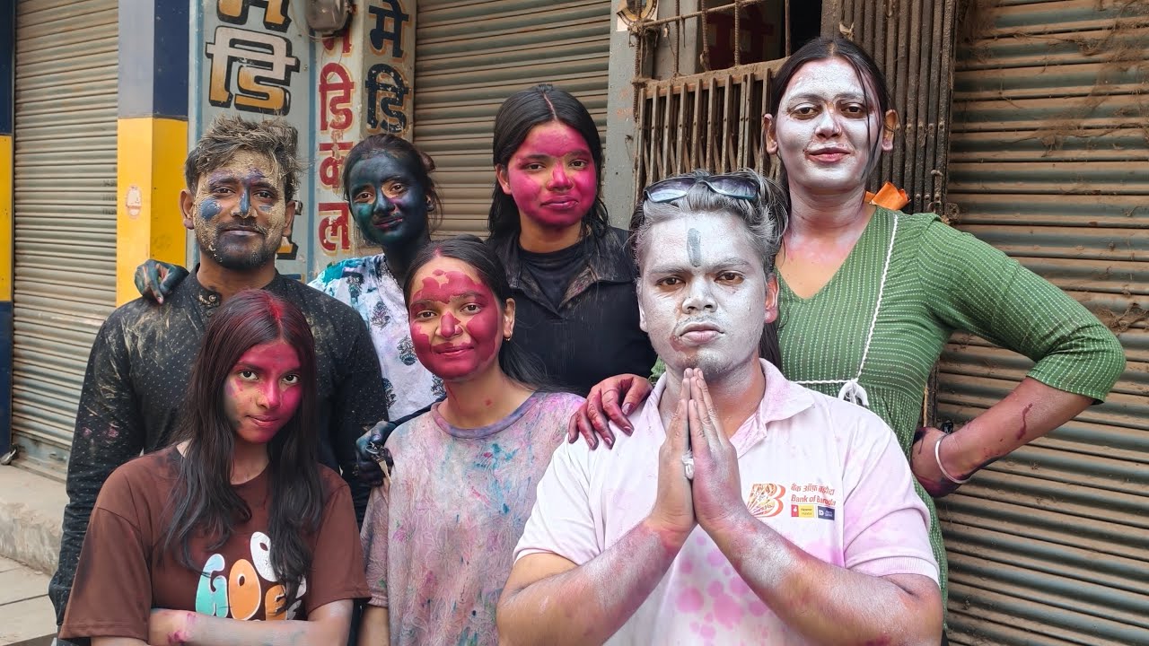 Happy holi #youtubeshorts #funny #viralvideo 