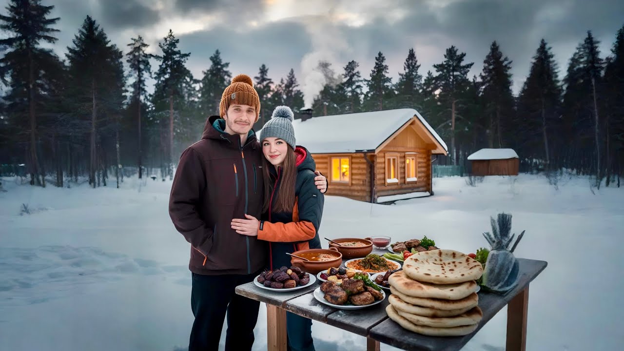 رمضان فوسط غابة سيبيريا… شوفو كيفاش كنعيشو! الحياة البسيطة🇷🇺🇲🇦