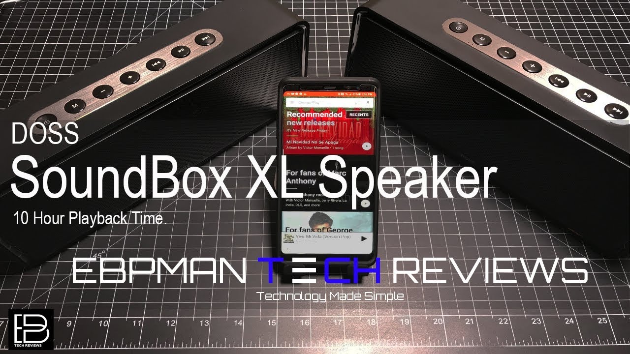 Here is a room filling speaker! DOSS SoundBox XL One of the Best Bluetooth Speakers 2017
