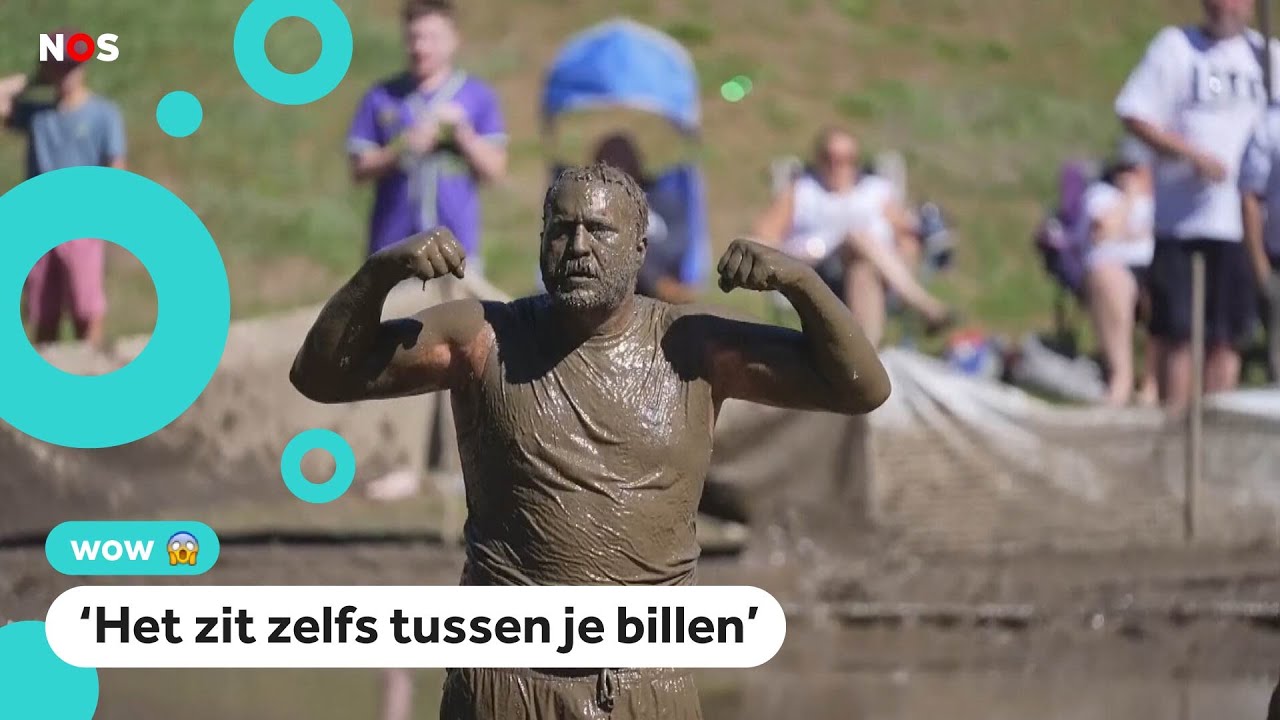Deze sport speel je in de modder
