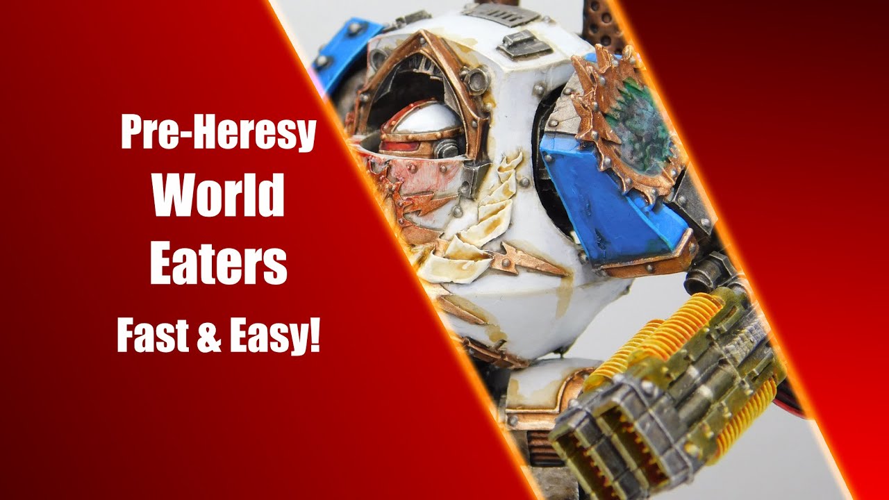 How to Paint a World Eaters Contemptor Dreadnought