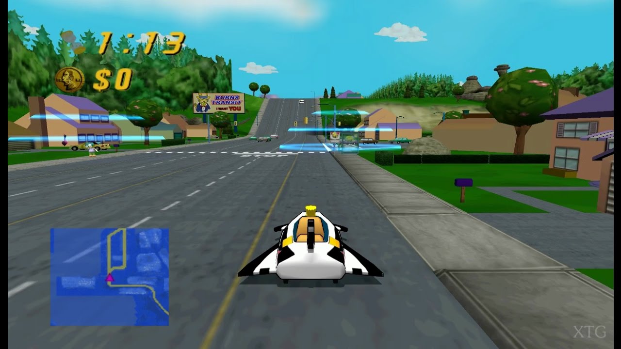 The Simpsons: Road Rage PS2 Gameplay HD (PCSX2)
