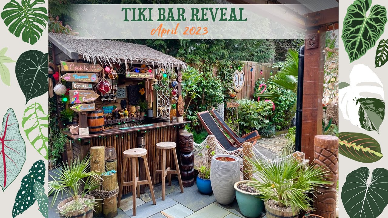 TikI Bar Reveal 2023! 🌺🌴☀️🦋🐚