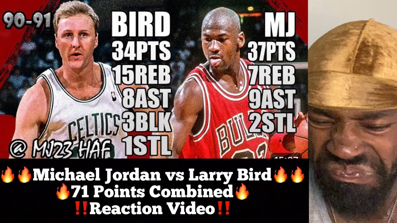 Michael Jordan vs Larry Bird Reaction!!! (1991.03.31) - 71 pts, Crazy Battle! Must Watch! [2024]