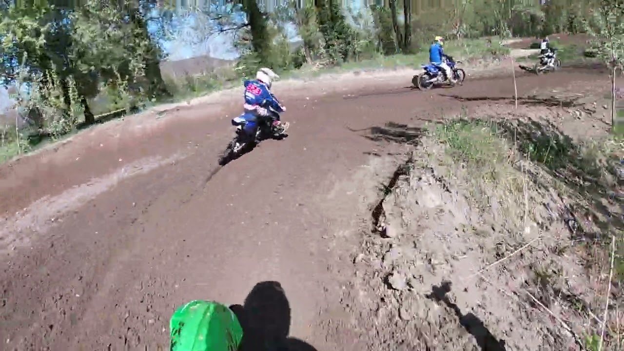Motocross la Voulte, du SABLE, des ornières et des CHUTES !!