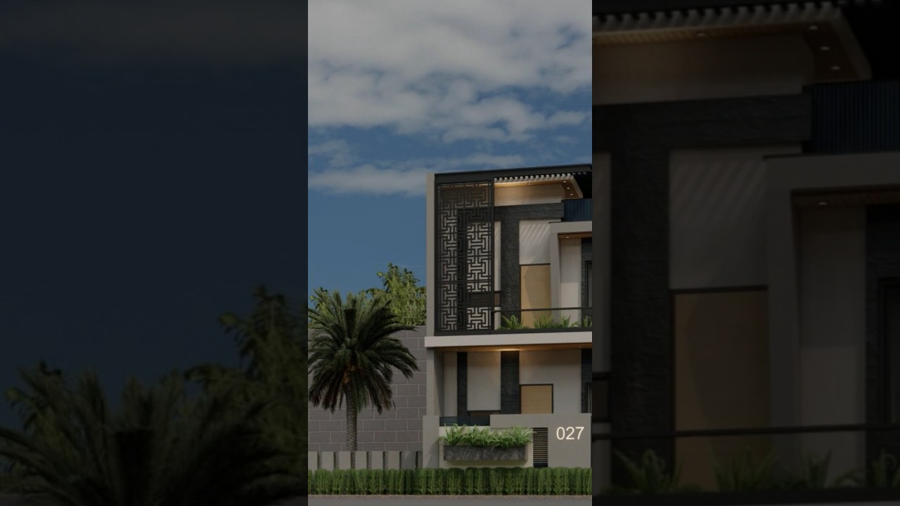 2.o modern elevation#architecture #design #art  #theoryofarchitecture #realestate #interiordesign