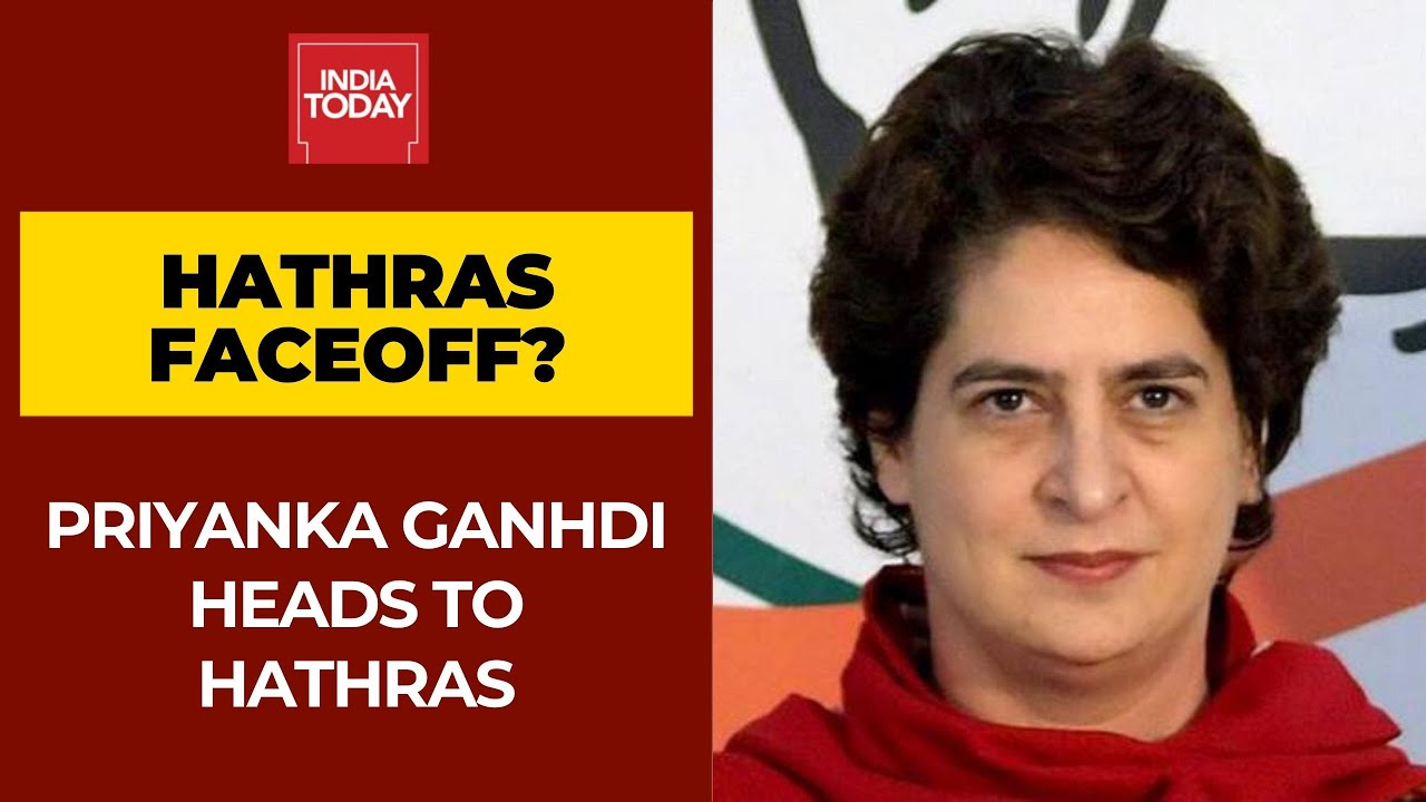 Priyanka Gandhi Leaves For Hathras As Borders Remain Sealed And Section 144 Imposed