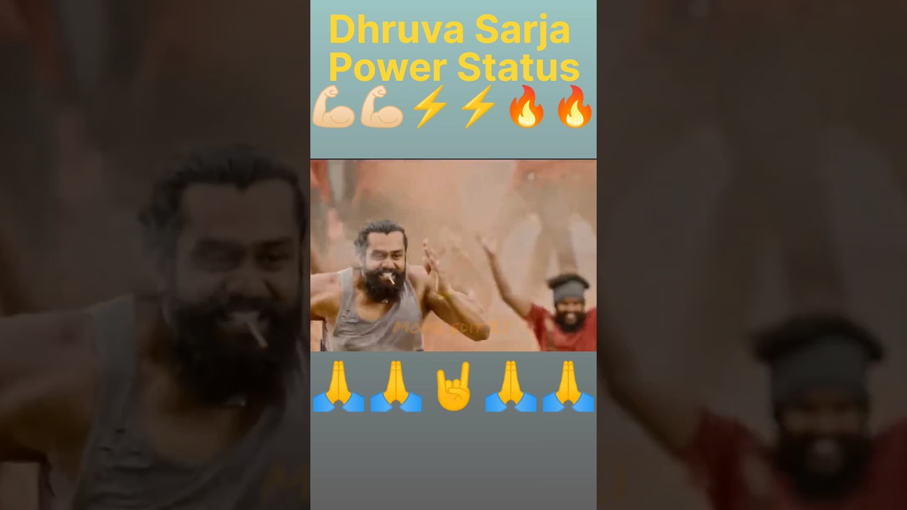 Dhruva Sarja Pogaru dance staus 💯💪🏻 #shorts #short #trending #viral #dhruvasarja #martin #pogaru