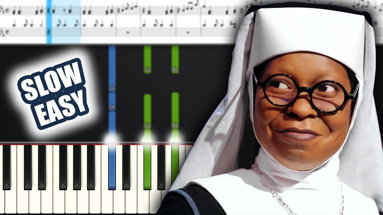 Oh Happy Day - Sister Act 2 | SLOW EASY PIANO TUTORIAL + SHEET MUSIC by Betacustic