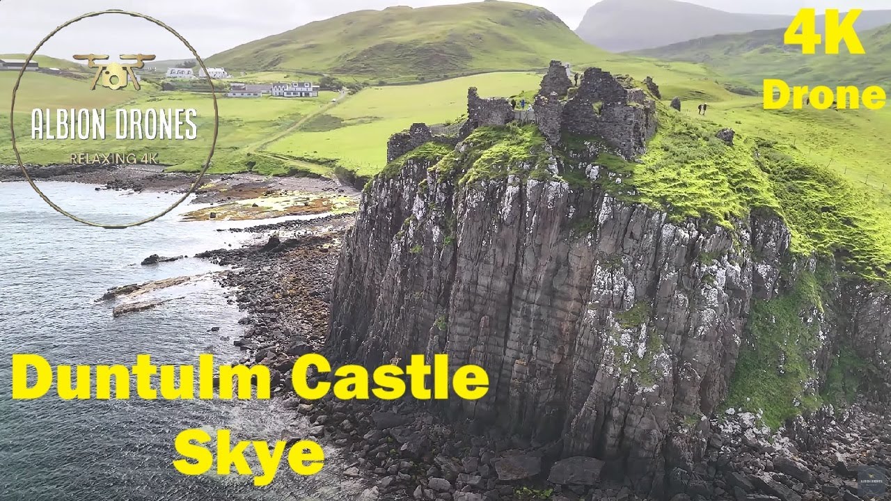 Cinematic SKYE - A windy day at Duntulm Castle, Trotternish Peninsula - DJI AIR3 4K