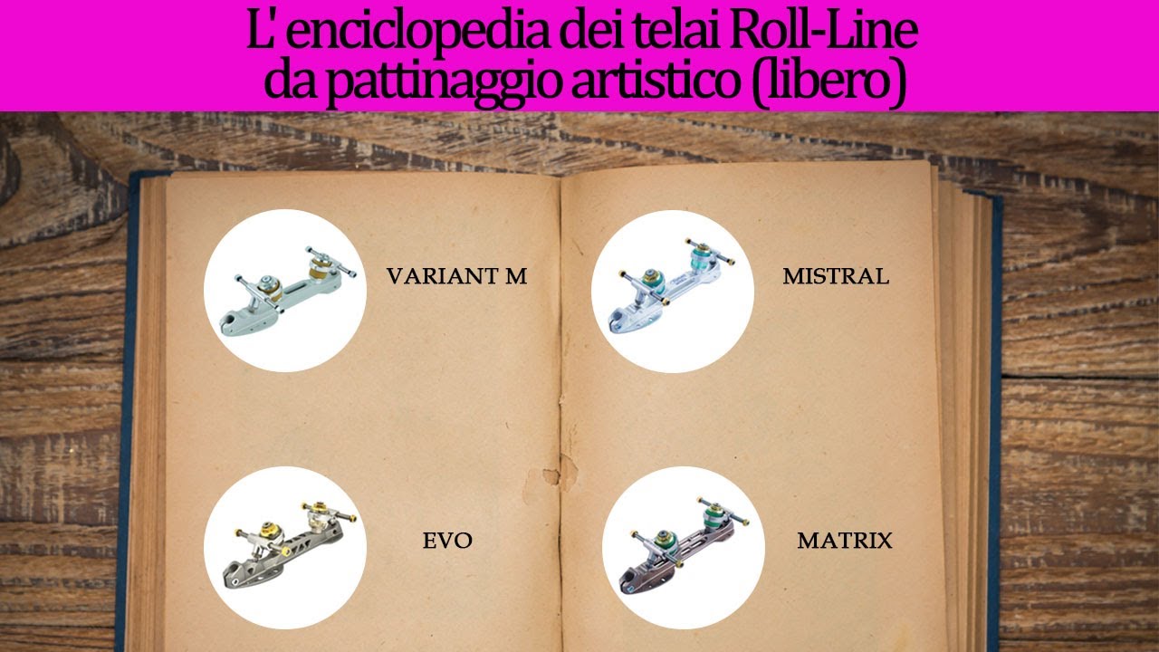 L' enciclopedia dei telai Roll-Line da pattinaggio artistico (libero)